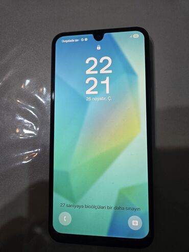 Samsung: Samsung Galaxy A16, 128 GB, rəng - Boz, Zəmanət, Sensor, Barmaq izi — 2