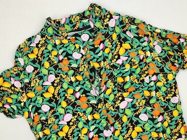 czarne bluzki z krótkim rękawem allegro: Women's blouse, size L (EU 40)