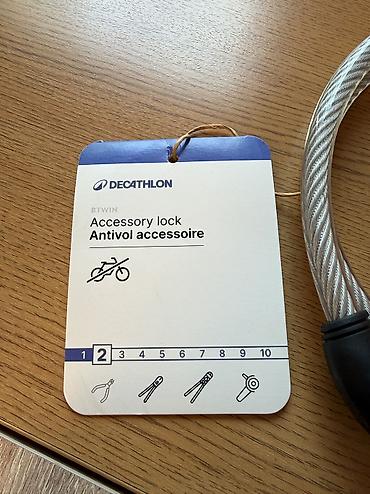 volta vs2: Velosioed, skuter üçün kodlu kilid. Decathlondan 3 gun qabaq almisham — 3