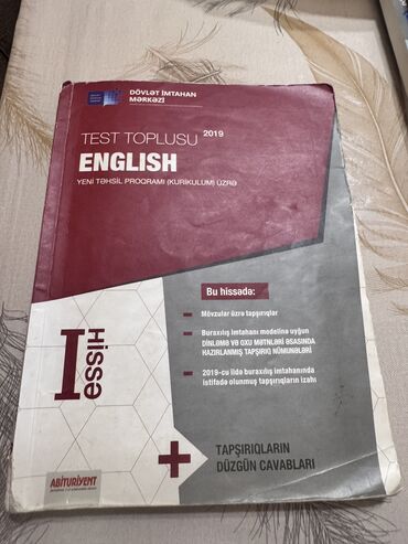 informatika test toplusu dim: İngilis dili Testlər 11-ci sinif, DİM, 1-ci hissə, 2019 il