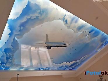 Натяжной потолок: Натяжной потолок Матовое, 3D потолки, Глянцевое Бесплатная консультация, Демонтаж, Гарантия — 7