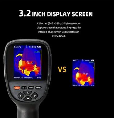 Digər ölçmə cihazları: Termal görüntü kamerası. Model: HTI HT-18+ Temperaturu ölçmək və — 5