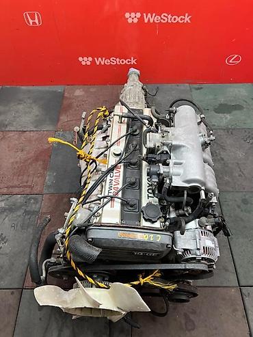 Двигатели, моторы и ГБЦ: Бензиновый мотор Toyota 1990 г., 2 л, Б/у, Оригинал, Япония — 6