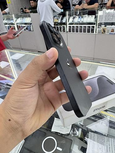 skyworth 65: IPhone 15 Pro, Б/у, 256 ГБ, Black Titanium, Коробка, 86 % — 4