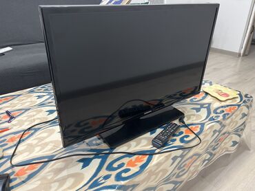 монитор морнинг: Пульту бар телевизор, абалы жакшы, 2 HDMI, USB, EXT, телевизор илгич