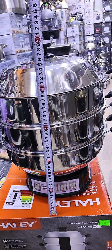 Пароварки: Многофункциональная электрическая пароварка/кухня HALey HY-502 Новый — 5