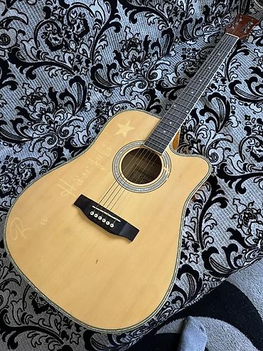 Akustik gitaralar: Akustik gitara, 6 sim, İşlənmiş, Ünvandan götürmə, Pulsuz çatdırılma, Ödənişli çatdırılma — 3