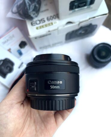 canon 24 105: Canon 50mm lens - 250₼ Qutusuyla qapaqlarıyla heç bir problemi