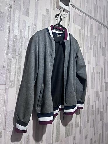 серые мужские кардиганы: Mekteb formasi yaxsi veziyetde 2 kofda uzun qol ve qisa qol jaket — 2