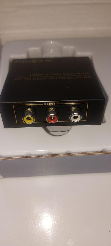 video aparati: FJGEAR AV (CVBS/RCA) → HDMI çevirici Məhsul təsviri: - RCA/Kompozit — 2