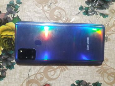 samsung a51 kabura: Samsung Galaxy A21S, 32 GB, rəng - Mavi, Barmaq izi