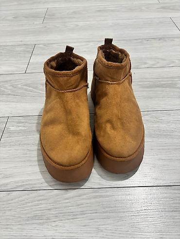 vans ayaqqabi: Qadın qısa boğaz qış ayaqqabısı – şabalıd/qəhvəyi rəng 40 ölçü Heç — 1