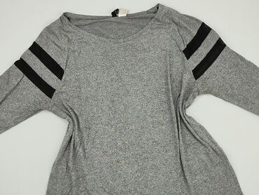 t shirty szare melanż: Sweter, H&M, M, stan - Dobry