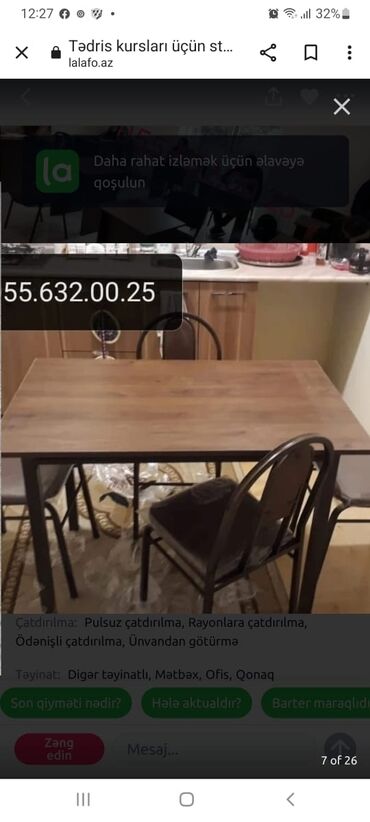 Masa və oturacaq dəstləri: Tədris kursları üçün stol stul desti masa və oturacaqlar dəstləri — 11