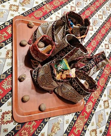 ароматизаторы в машину: Qədimi arnamentlərlə işlənmiş novruz torbası satılır. Əl işidir — 2