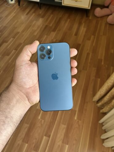 iphone 12 korpus: IPhone 12 Pro Max, 128 GB, Sierra Blue, Face ID
