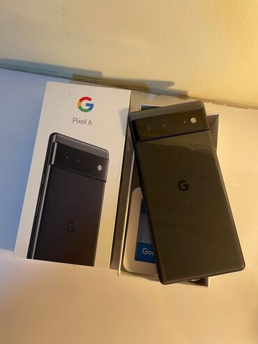Google: Google Pixel 6, Колдонулган, 128 ГБ, түсү - Кара, 1 SIM