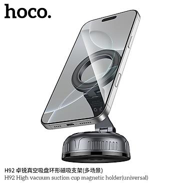 магнит для телефона: HOCO H92 — универсальный магнитный держатель с вакуумной присоской - — 4