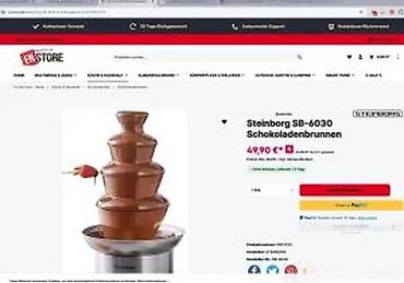 Ostali kuhinjski aparati: Čokoladna fontana Steinborg SB-6030 - Sistem sa 4 nivoa za ravnomerno — 14