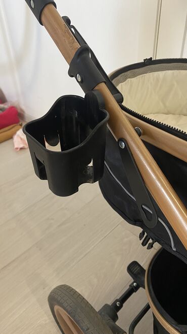 Коляски: Коляска, цвет - Черный, Б/у — 7