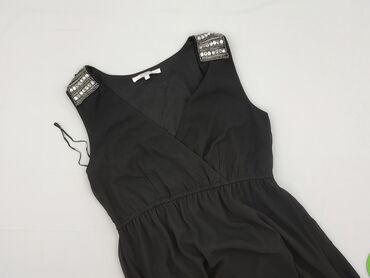 czarna sukienka z diamencikami: Clockhouse, Sukienka damska, rozmiar M
