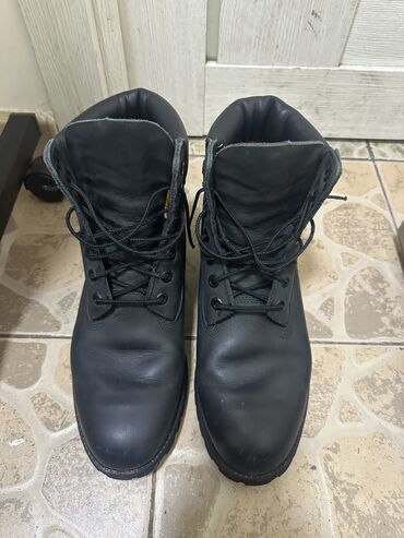 черные мужские ботинки: Тимберленд оригинал