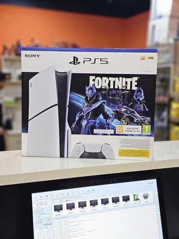 PS5 (Sony PlayStation 5): Yenidir hazırda 5 ədəd var PlayStation 5 slim Fortnite edition