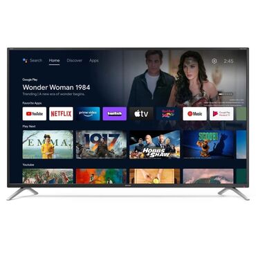 smart tv qiymətləri: Yeni Televizor Sharp 82" 4K (3840x2160)