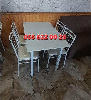 садовый стол: Mətbəx üçün, Yeni, Açılmayan, Dördbucaq masa