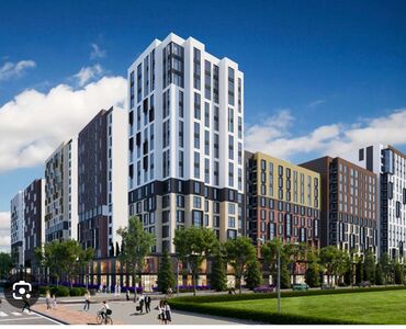 долгосрочный квартира кызыл аскер: 1 комната, 37 м², 5 этаж, ПСО (под самоотделку)