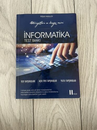 6 cı sinif informatika testləri: Bu informatika test bankı abituriyentlər üçün nəzərdə tutulmuşdur