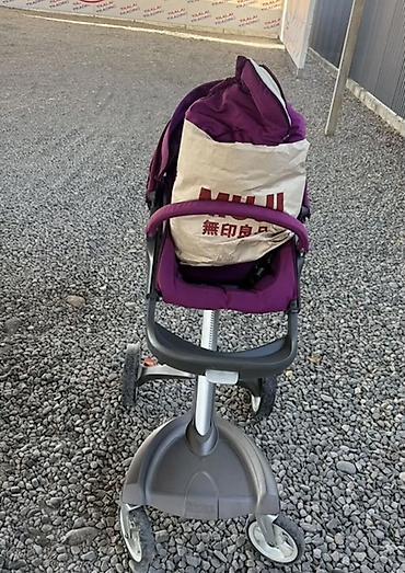 xplory x stokke: Детская коляска Stokke Xplory, цвет глубокий фиолетовый (plum) — 1