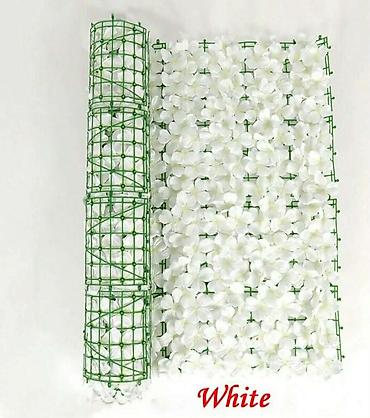 Baštenska dekoracija: 🌸 Dekorativna ograda od veštačkog cveća 3x1m 🌸 Ulepšajte svoju terasu — 5