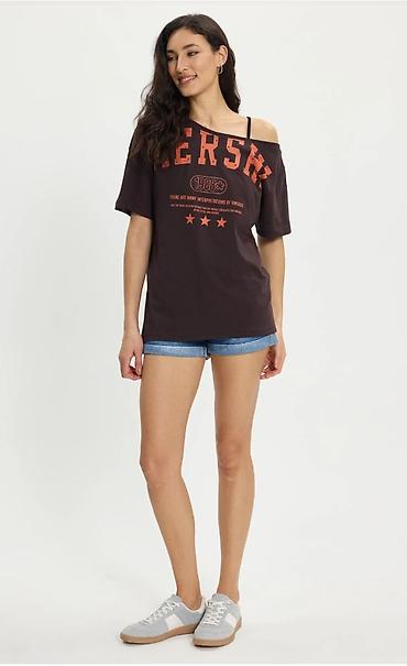 tisort: Yeni Mövsüm Vintage Çiyni Açıq Oversize Tişört Qızlar üçün dəbli — 4