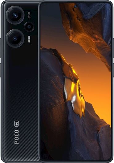 Poco: Poco F5, 256 GB, rəng - Qara, Düyməli, Sensor, Barmaq izi