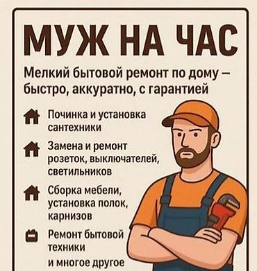 работа на категории с: Мелкосрочные работы, Муж на час — 1