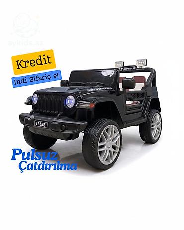 golf masini: 🚙 Uşaq elektrik maşını – JEEP SUPERCAR LT-598 (4x4) 🚀 ✨ Tam ötürücülü — 1