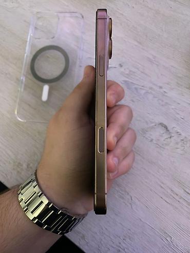 16 pro max azerbaycan: IPhone 16 Pro Max, 256 GB, Qızılı, Face ID — 3