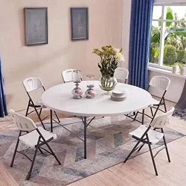 Baštenski nameštaj: Baštenska ganitura, Metal, bоја - Bela, Novo — 1