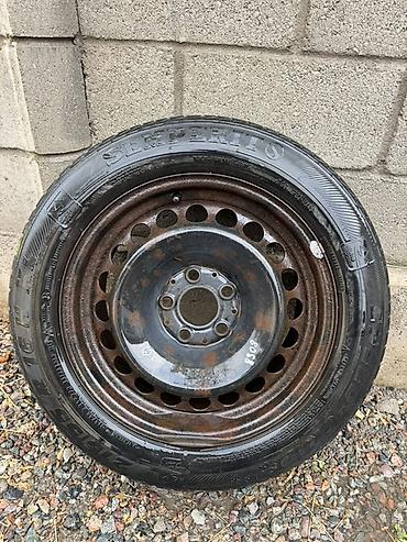 215 65 16 с: Колеса в сборе 215 / 55 / R 16, Всесезонная, Б/у, Запаска, Легковые, Железные, отверстий - 5 — 1