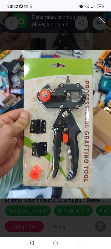 bag bicagi: Yeni Calaq qayçısı, Paslanmaz polad — 1