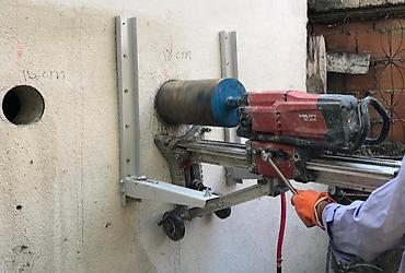 Beton işləri: Xidmət: Beton kəsmə və deşmə - Dəqiq kəsim və deşmə işləri: divar — 27
