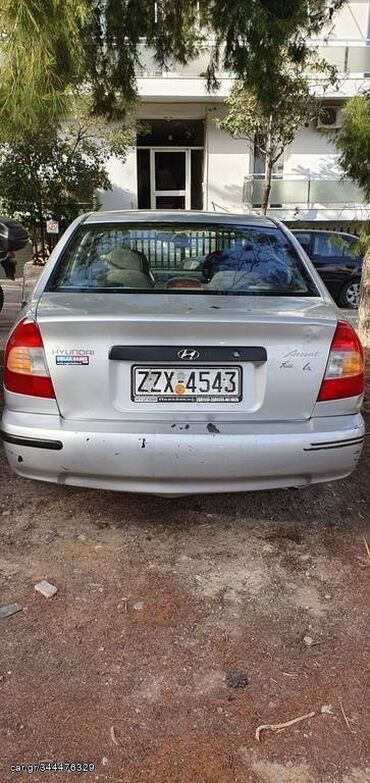 Hyundai: Hyundai Accent: 1.3 l. | 2002 έ. Λιμουζίνα