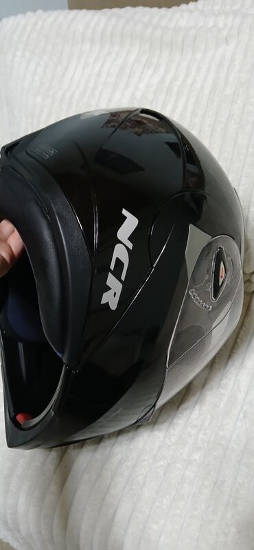 Moto dəbilqələr: NCR tam üzlü motosiklet dəbilqəsi - Rəng: parlaq qara, gümüşü -da lalafo.az — 9 Moto dəbilqələr: NCR tam üzlü motosiklet dəbilqəsi - Rəng: parlaq qara, gümüşü — 9