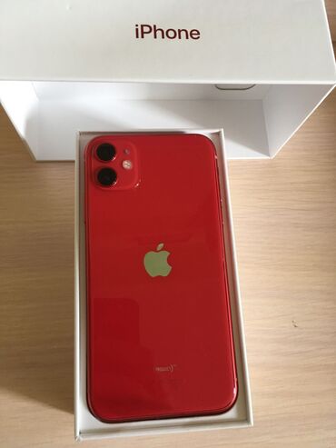 iphone 11 red: IPhone 11, Б/у, 128 ГБ, Красный