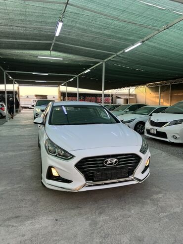 продажа хундай соната: Hyundai Sonata, белый седан бизнес-класса (рестайлинг). Кузов и