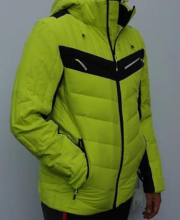 kaputi pull and bear: Muška zimska jakna – fluorescentno žuta sa crnim detaljima - Topla — 5