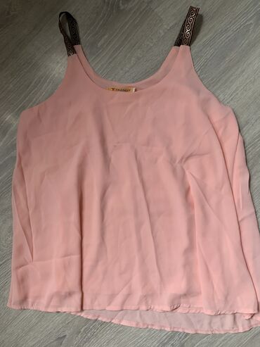 блузка в горох в Кыргызстан | ПЛАТЬЯ: XL (EU 42), цвет - Розовый, Adl