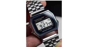 Ručni satovi: Muški digitalni sat sa metalnom narukvicom Prelep muški digitalni sat — 7