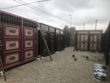 Həyət darvazaları: Yeni Həyət darvazası, 3 m, Mexaniki, Qapı ilə, rəng - Ağ, Kredit yoxdur, Ödənişli quraşdırma, Ödənişli çatdırılma, Rayonlara çatdırılma — 7